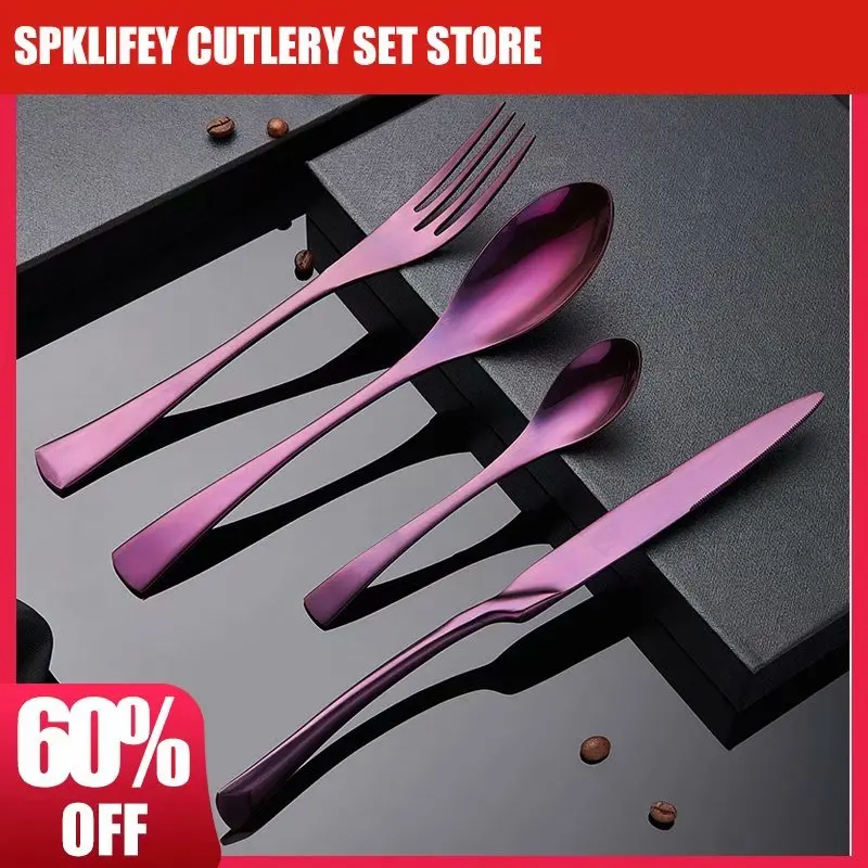 

Cutlery Stainless Steel Cutlery Fork Spoon Tableware Luxury Kitchen Knife Fork Spoon Set Cutlery Tableware