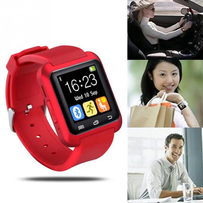 

U8 Smart Bluetooth Wrist Watch 3 Colors Fashion Men Women Watch U Watch For Android Samsung S4/Note2/3 HTC LG Sony