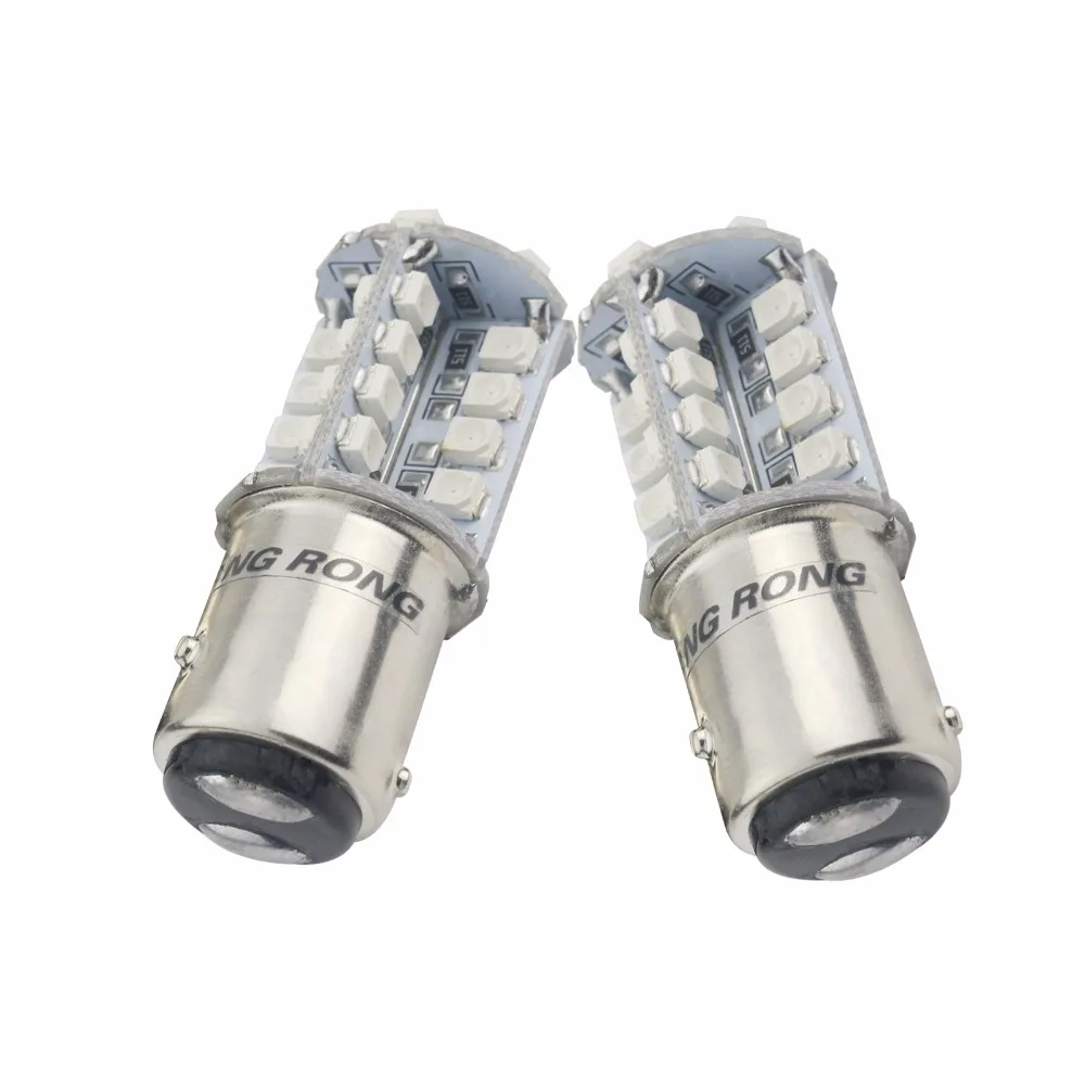ANGRONG 2x567 PR21/5W 780 BAW15d лампа 40 SMD красный светодиодный индикатор задние стоп сигналы