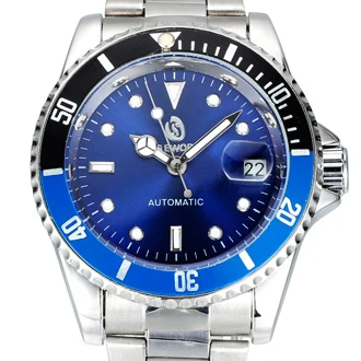 SEWOR Топ бренд класса люкс Дата Спорт автоматические механические часы для мужчин наручные часы армейские военные часы Relogio Masculino - Цвет: 8