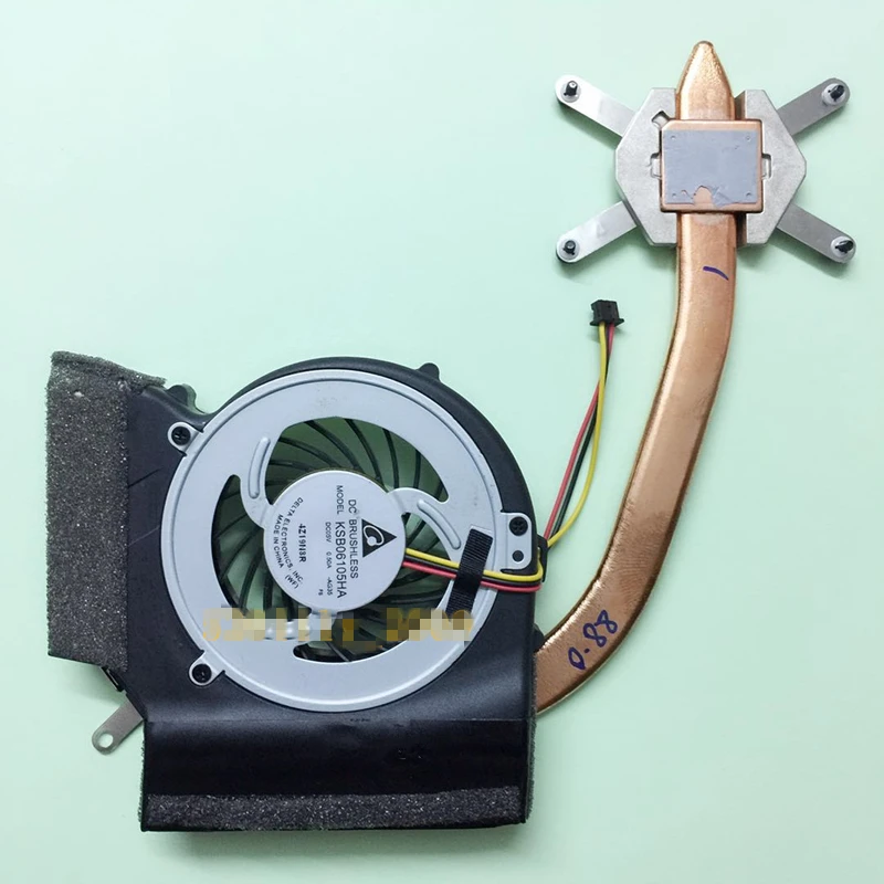 Новый вентилятор для ноутбука CPU с радиатором Медный трубчатый модуль Lenovo ibp Thinkpad