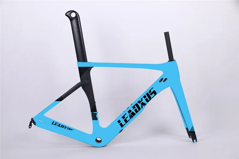 Excellent LEADXUS GAM180 Strong Aero Carbon Fiber Bicycle Frame Road Aero Bike Carbon Frame Many Colors Choice 37