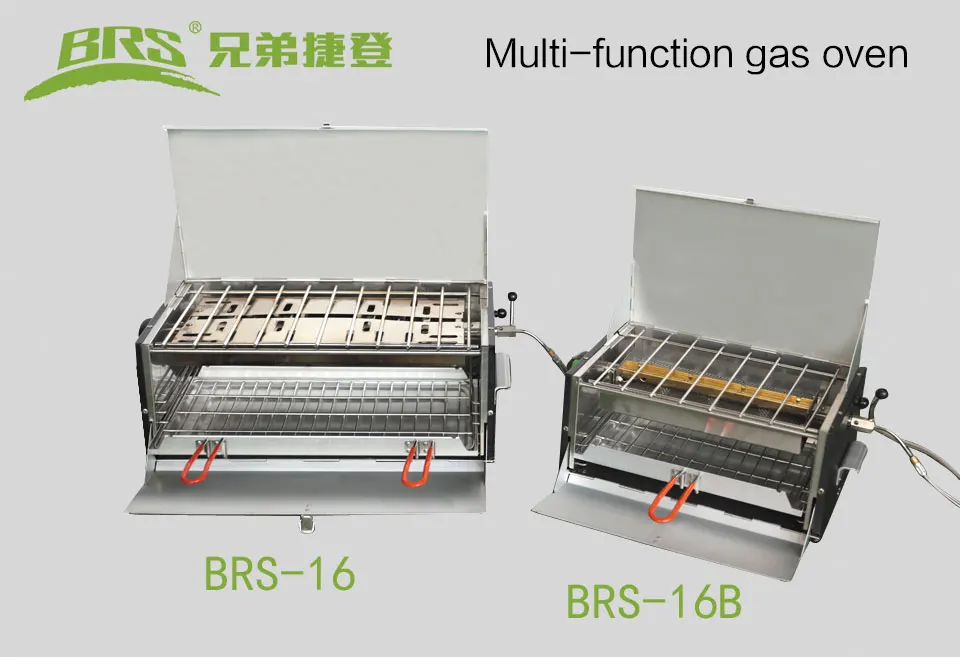 Многофункциональный пропан печь жаровня печь BRS-16 Открытый Бездымного портативный складной LPG бутан для пикника шашлыки барбекю гриль