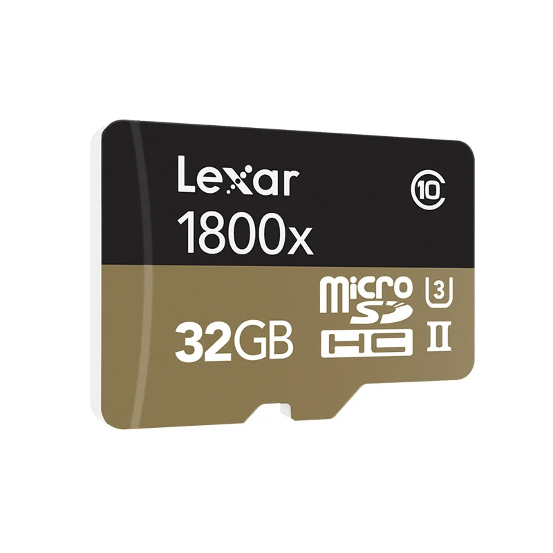 100% оригинальная карта Micro SD Lexar 1800x TF флэш памяти 32 Гб SDXC 270 МБ/с./с cartao de memoria Class 10 U3