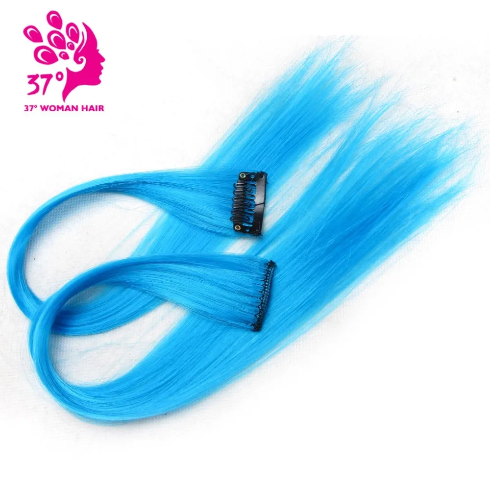 Dream ice's Clip-in One Piece for Ombre Hair 16 inch 40cm long Pure Color Straight Long Synthetic Hair Dream ice's Clip-in One Piece for Ombre Hair 16 inch 40cm long Pure Color Straight Long Synthetic Hair