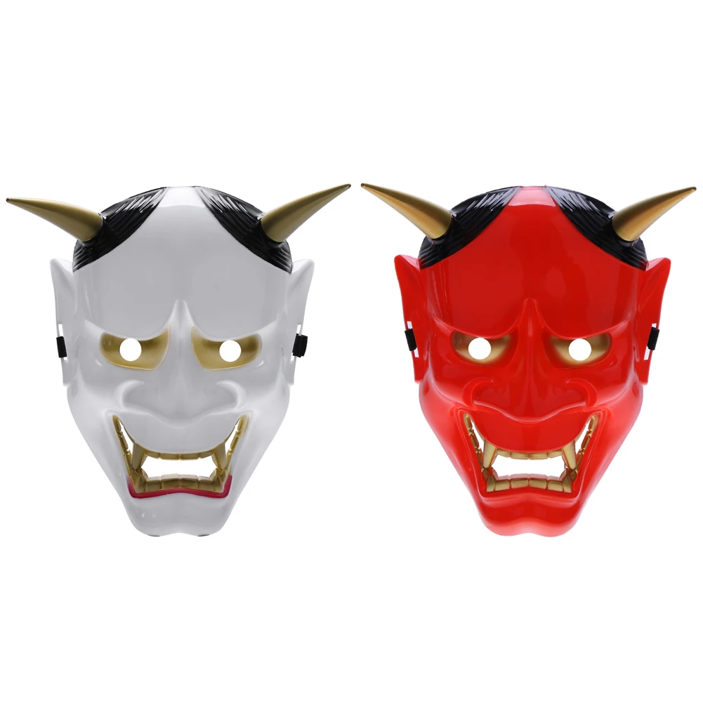 

PVC Japanese Hannya Mask Full Face Party Mask Halloween Cosplay Horror Mask Party Supplies