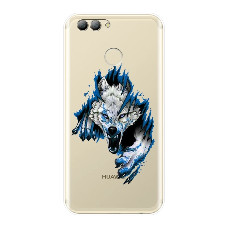 Чехол для телефона Huawei Nova Smart Lite 2017 силиконовый чехол крутой волк животное мягкая