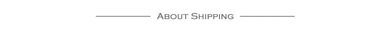 About shipping