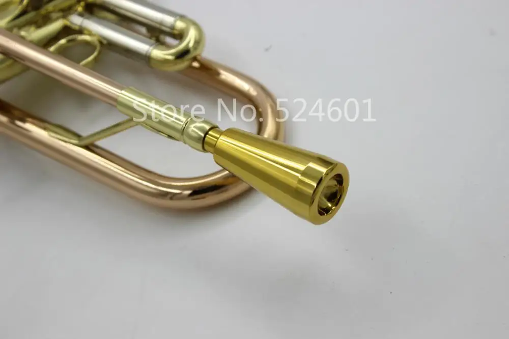 

1 PCS Bb Trumpet Mouthpiece Size 7C 5C 3C Metal Body Silver Plated Gold Lacquer Surface Instruments Accessories Trumpet Nozzle