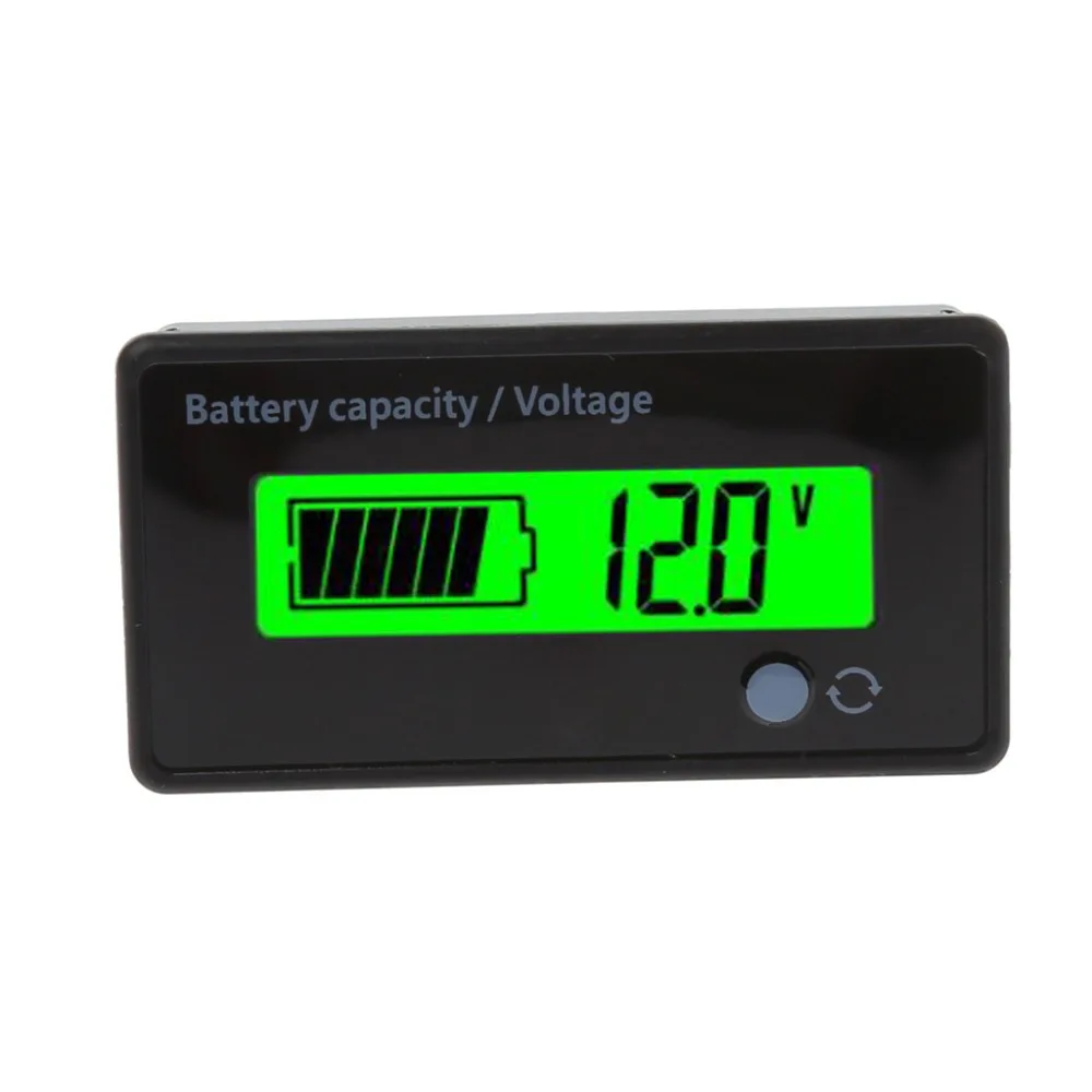 8-70 в ЖК-дисплей свинцово-кислотная литиевая батарея индикатор емкости Напряжение Тестер Вольтметр