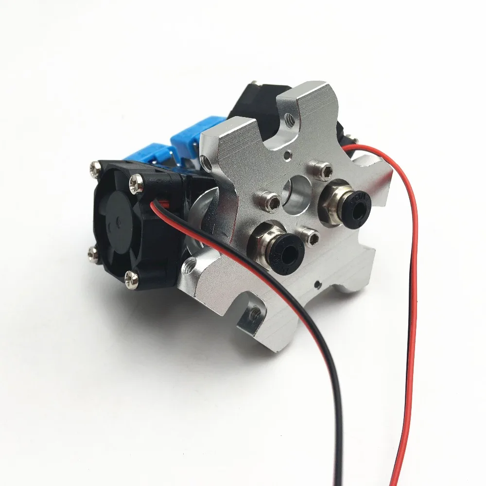 1 комплект в сборе V6 PT100 экструдер с двойной насадкой M4 Kossel филаментом 75 мм|hotend