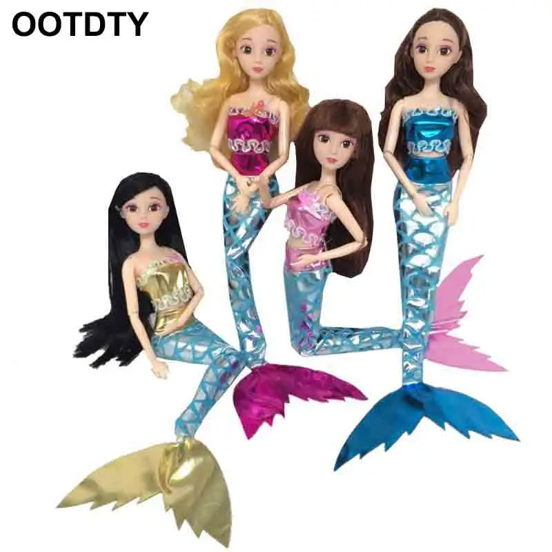 

New Dolls Mermaid Tail Dress Party Dress Gown Skirt Fashion Clothes For 12in Doll Baby Toy (Just Cloth)