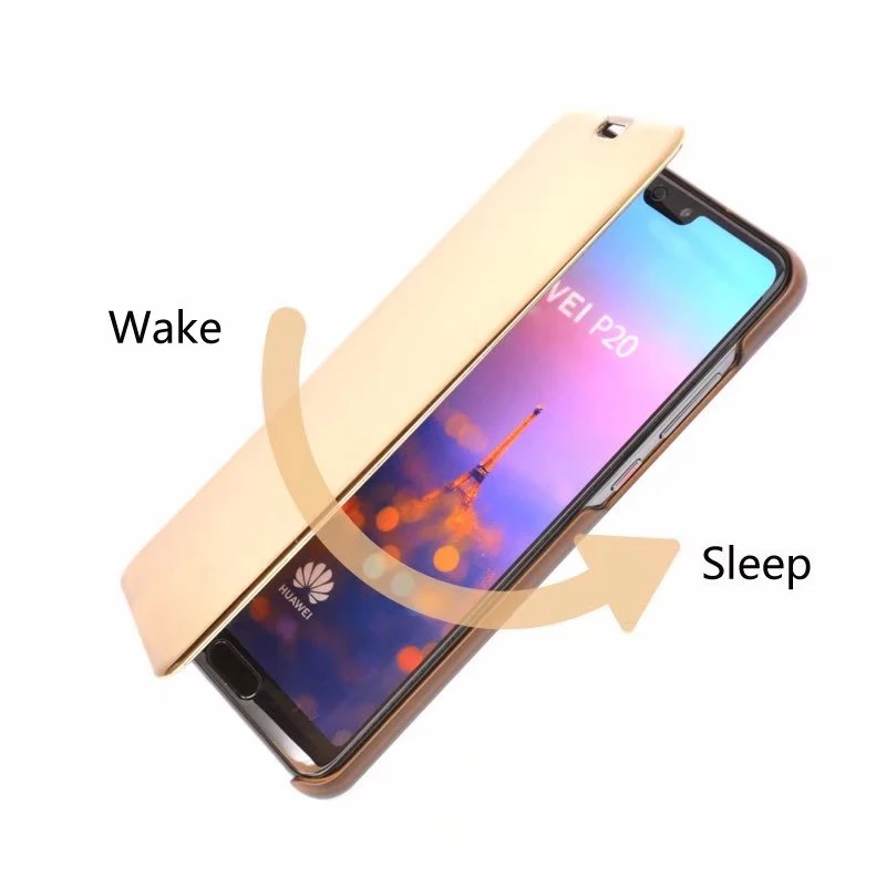 Модный умный зеркальный флип чехол для HUAWEI Honor 7A 7C Pro телефона с функцией вид P10 P20 9