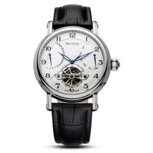 Leisure Automatic Mechanical Genuine Leather Waterproof Watch with Rome Digital Business for Various Occasions 819 316