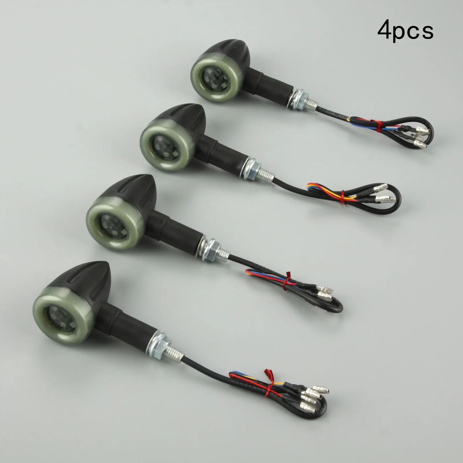 

Motorcycle Flasher Turn Signal Indicators light Brake Rear Running Lamp 12V Amber Signal Turn Red Brake Light
