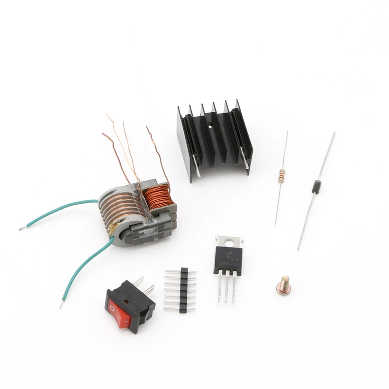 DIY Kit DC высоковольтный генератор инвертор Электрический Ignitor 15кВ 18650 батарея T15