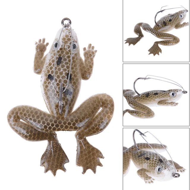 Soft Fishing Frog Lures Fishing Tacklefishing Lure Artificial Fishing  Silicone Bait Frog Lure With Hook 1pc - Fishing Lures - AliExpress