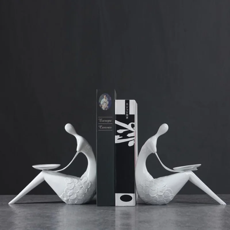 

1 pcs European Simple Style Body Art Resin Bookend Shelf Bookend Holder Office School Supplies Stationery Gift Home decoration