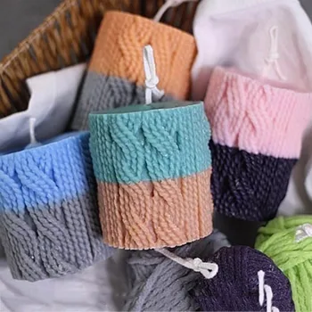 

Wool columnar silicone candle mould DIY scented candle mould