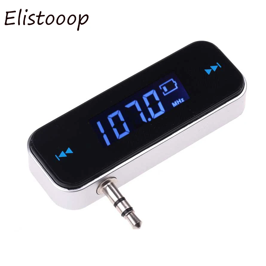 3.5mm Incar Music Audio Fm Transmitter Car Kit Lcd Display Mini