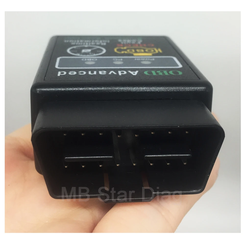 Расширенный HH OBD V1.5 ELM327 Bluetooth OBD2 ELM 327 автомобильный диагностический сканер для