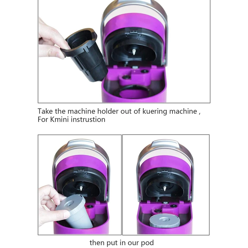 Многоразовый фильтр, фильтры для кофе Многоразовые K чашки для Keurig подходят для B30 B40 B50 B60 B70 серии, легко использовать многоразового одиночного Cu