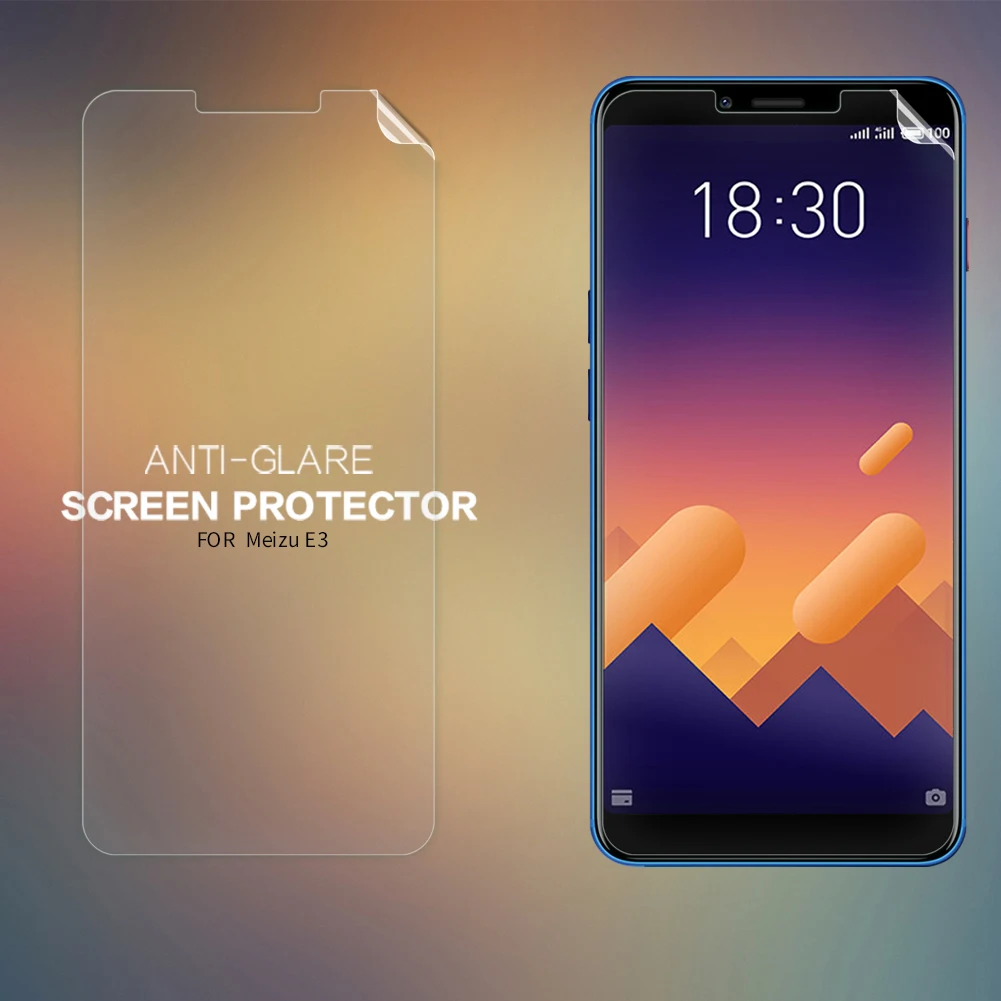 

Nillkin For Meizu E3 Anti-glare Screen Protector Matte Anti-fingerprint Protective Film Soft PC Matte Film For Meizu E3