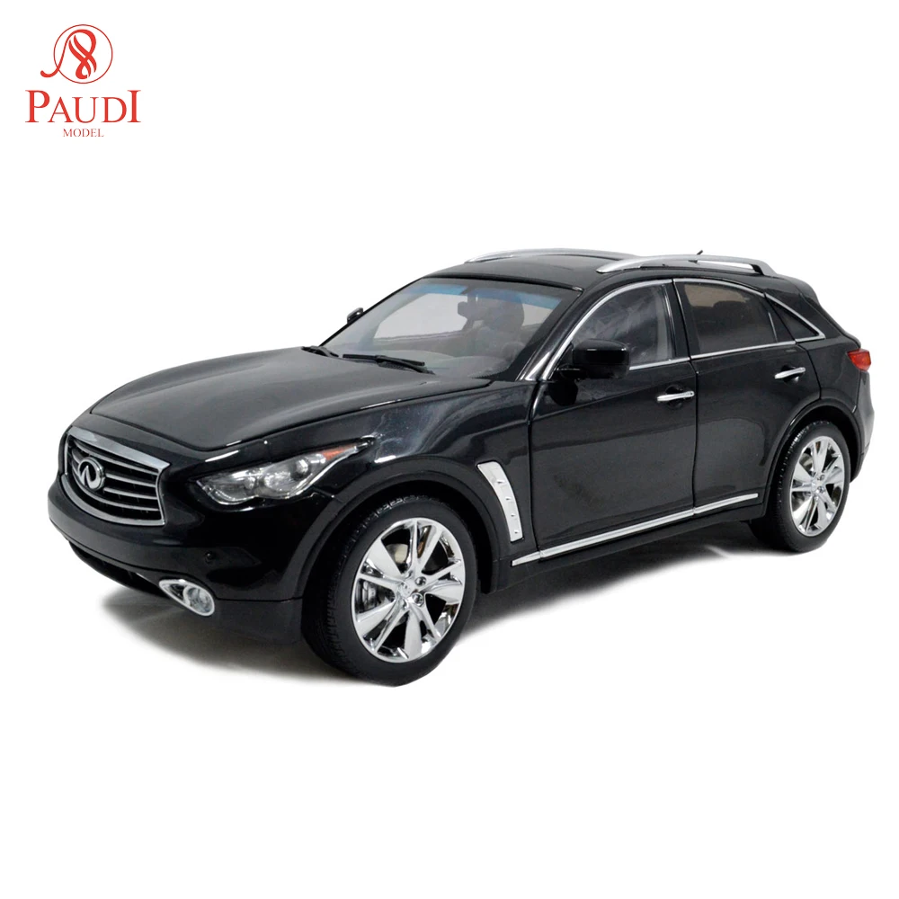 Модель Paudi в масштабе 1:18 1/18 масштаб 1 18 Infiniti QX70 черная статическая модель литой