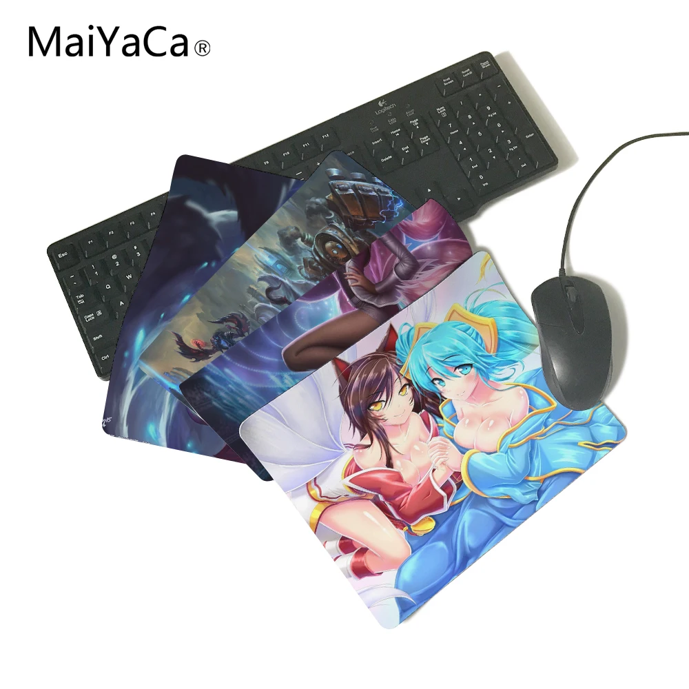 

MaiYaCa The best choice for gifts pad mouse lol cute ahri league of legends New Anti-Slip Mouse Pad PC Game Gaming Mouse Pad