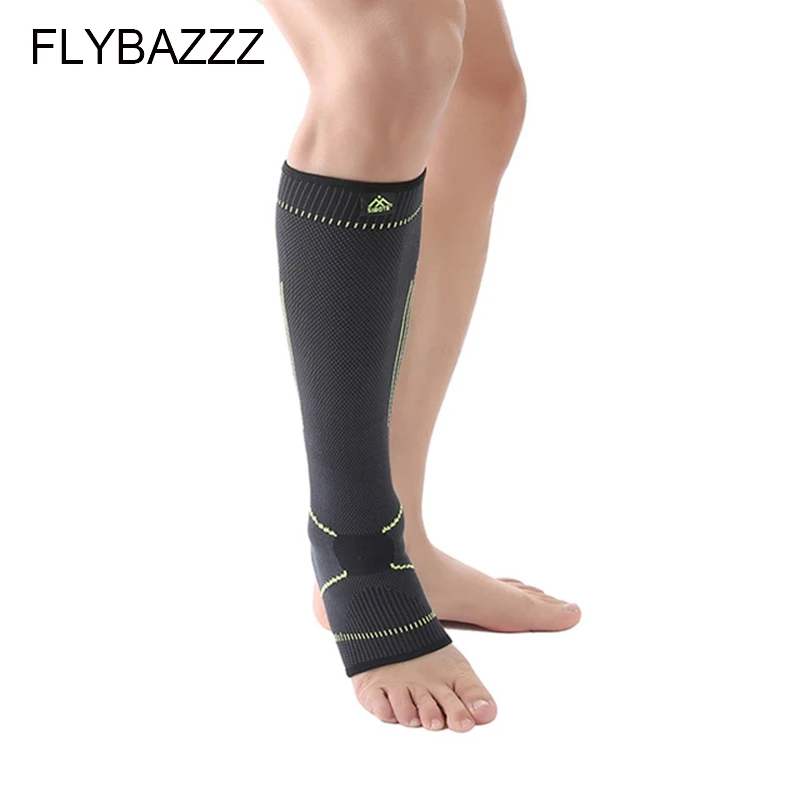 FLYBAZZZ New Style Professioal Elastic Ankle Support Foot Leg Protection Cycling Sports Safety Series Lengthened Ankle Brace Pad