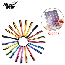 Neo Star 50 шт./лот стилус для IPad для IPhone Универсальная пластиковая ручка с сенсорным экраном для игровой фиксатор емкостная ручка