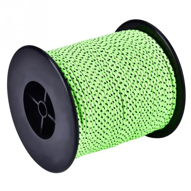 2.5mm 50m Reflective Tent Rope Outdoor Camping Tarp Tent Wind Rope Clothesline Awning Reflective Rope Guy Line Cord Paracord