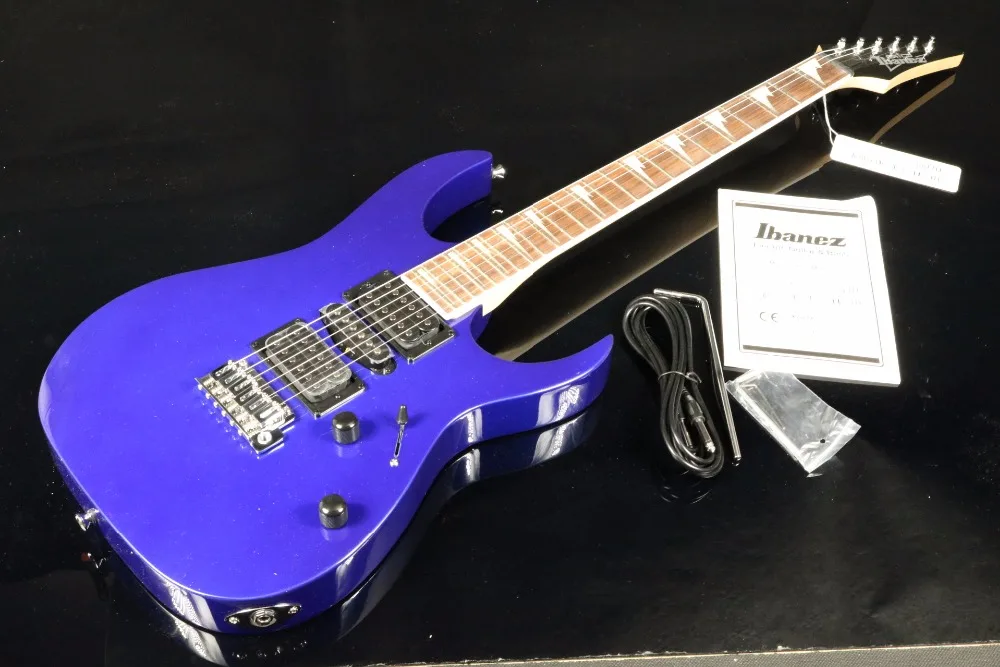 

2018 NEW Stock IBANEZ GRG170DX-DB Electric Guitar Blue Color Shake Inlay