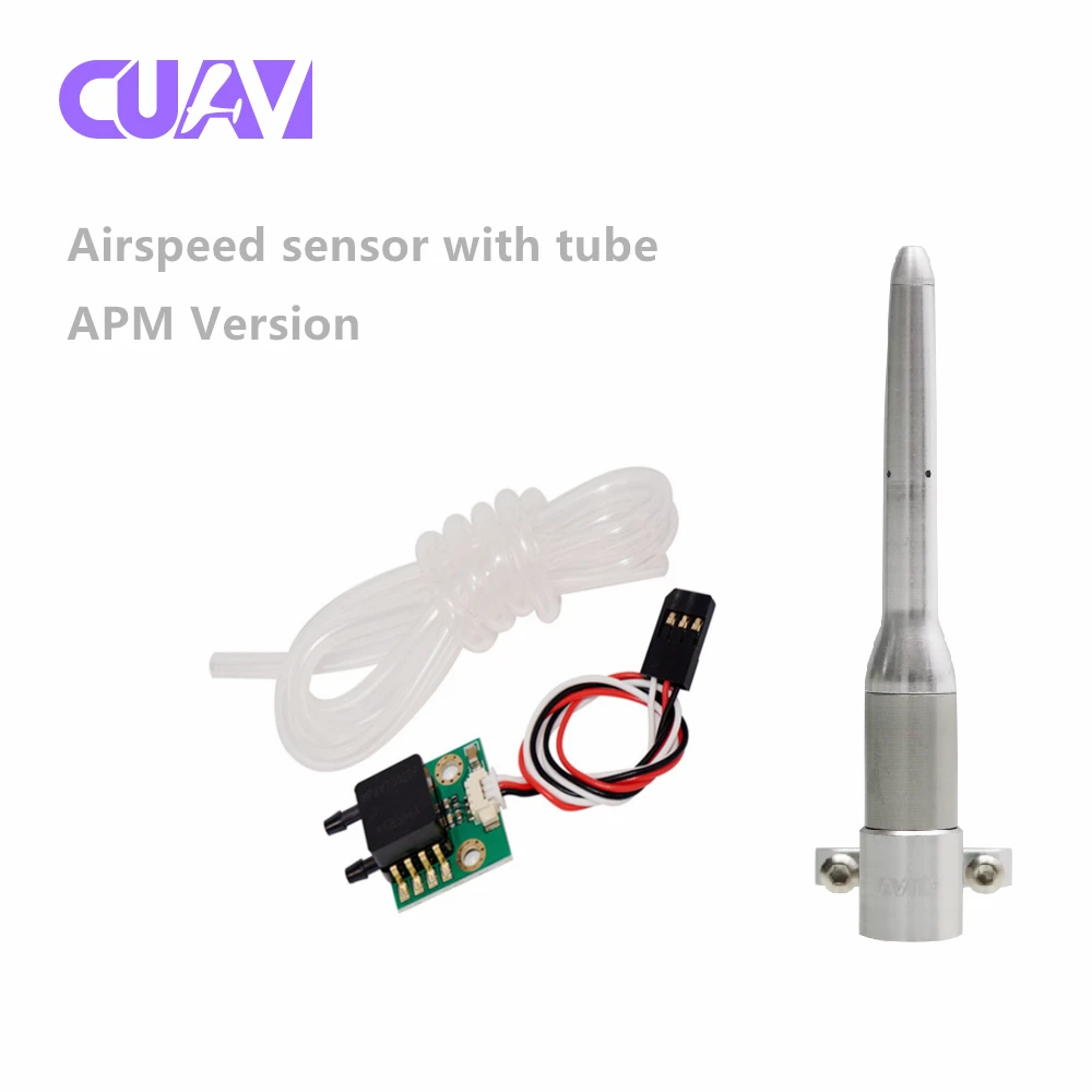 

CUAV HOT Pitot Tube Airspeed meter airspeed sensor kit Differential for Pixhawk APM PX4 Flight Controller RC Model Airp
