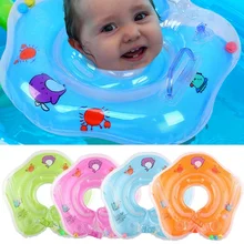 Детский бассейн, аксессуары для плавания, детский воротник, плавательное кольцо, безопасность, купание и плавание на шею, надувные 4 цвета