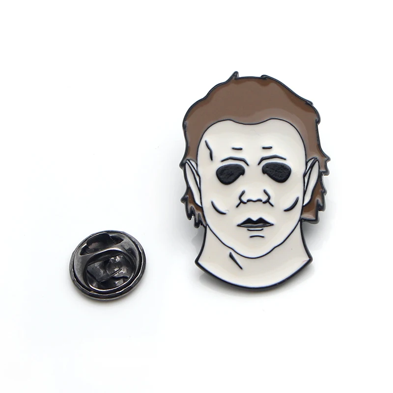 

Patchfan Michael Myers Zinc pins para backpack pride clothes medal for bag shirt hat insignia badge brooches for men women A1883