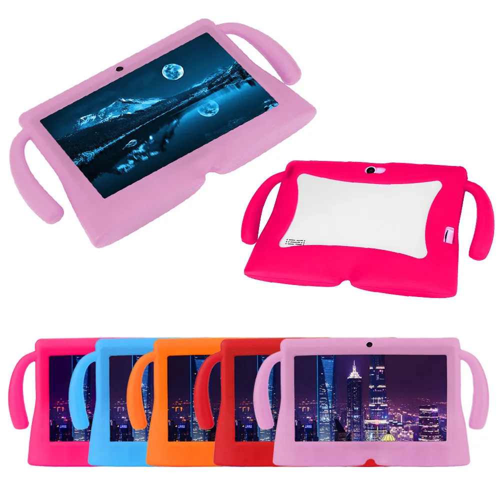 

HL Universal Silicone Gel Protective Back Case Cover For 7 Inch Android Tablet Q88 Anti-shock Stand Shell Drop.2.3