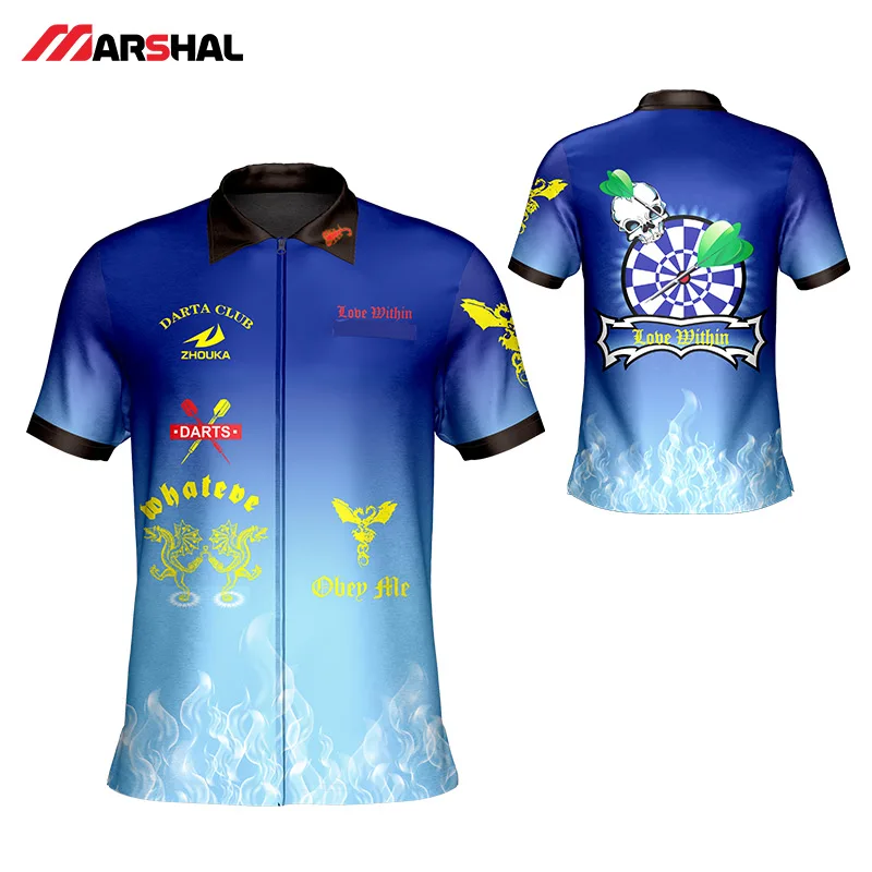 

Customized professional wholesale 2019 New Shoot Darts Men's T Shirt Customizing Make Your Design Color Shooting Shirt for adult