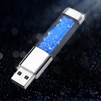 

Fashion Diamond Crystal Usb Flash Drive Metal Pen Drive Usb2.0 Flash Drive 4g 8g 16g 32gb Memory Stick U Disk Pendrive Best Gift