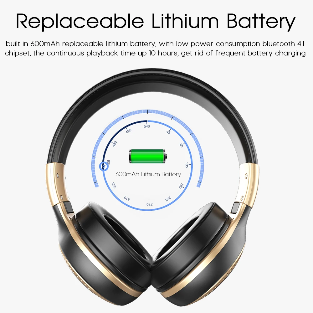 ZEALOT B20 стерео беспроводные наушники Bluetooth гарнитура HiFi бас гарнитура с микрофоном для iOS Android телефон