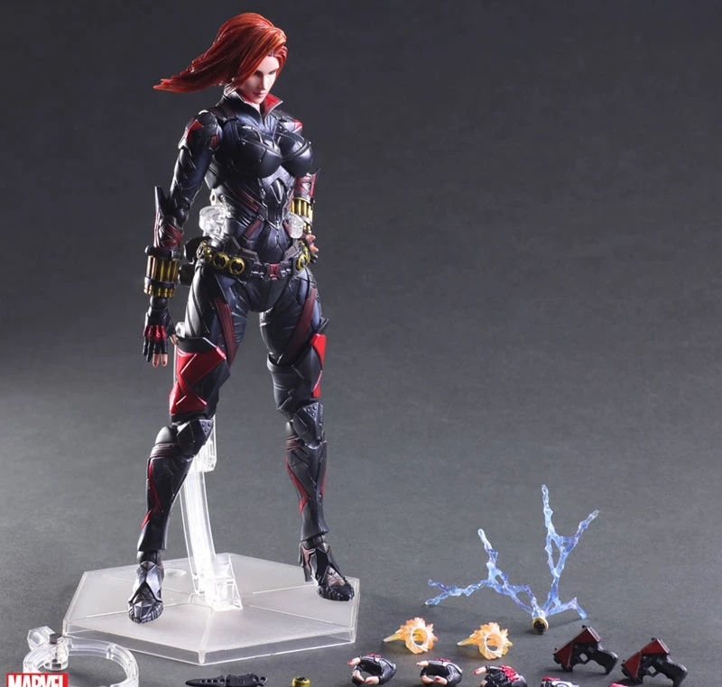 Игрушки Kai Black Widow супер герой Наташа романофф PA 27 см ПВХ фигурки куклы игрушки