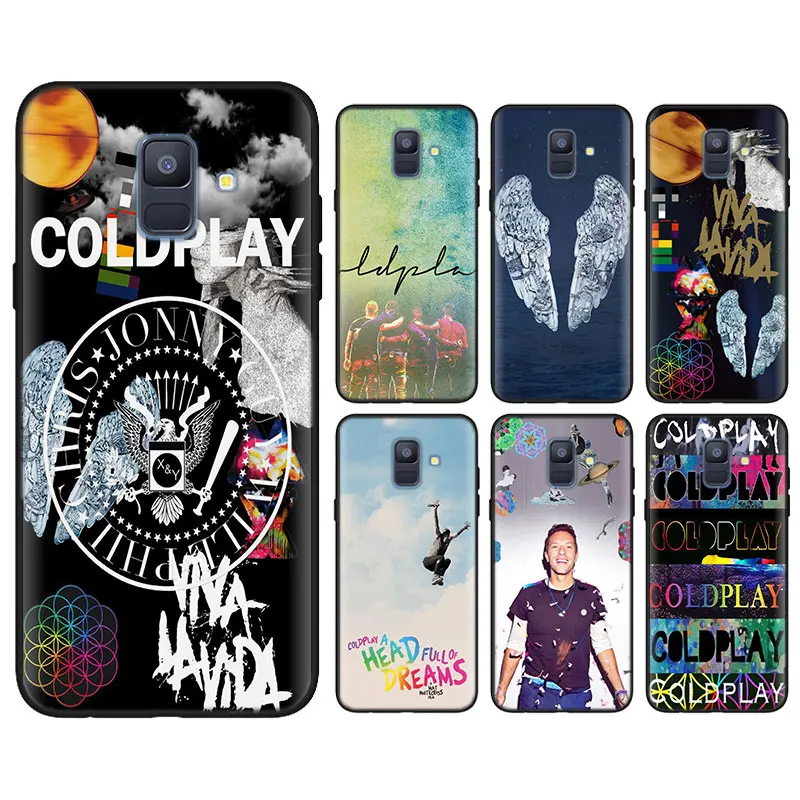 

Coldplay John Martin Black Soft Cases for Samsung Galaxy J4+ J6+ J6 J8 S9 S10 Plus S10e M10 M20 M30 Silicone Cover