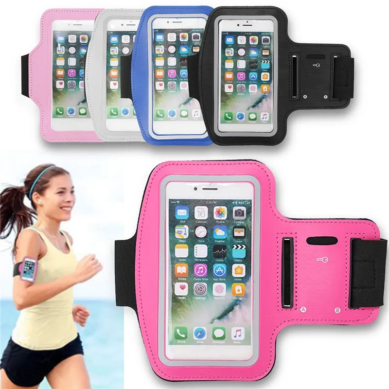 Goedkoop Nieuwe Beste Running Riding Tassen Armband Tas 5 Kleuren Man vrouw Case Cover Houder Pouch armband Jogging tas voor iPhone 7