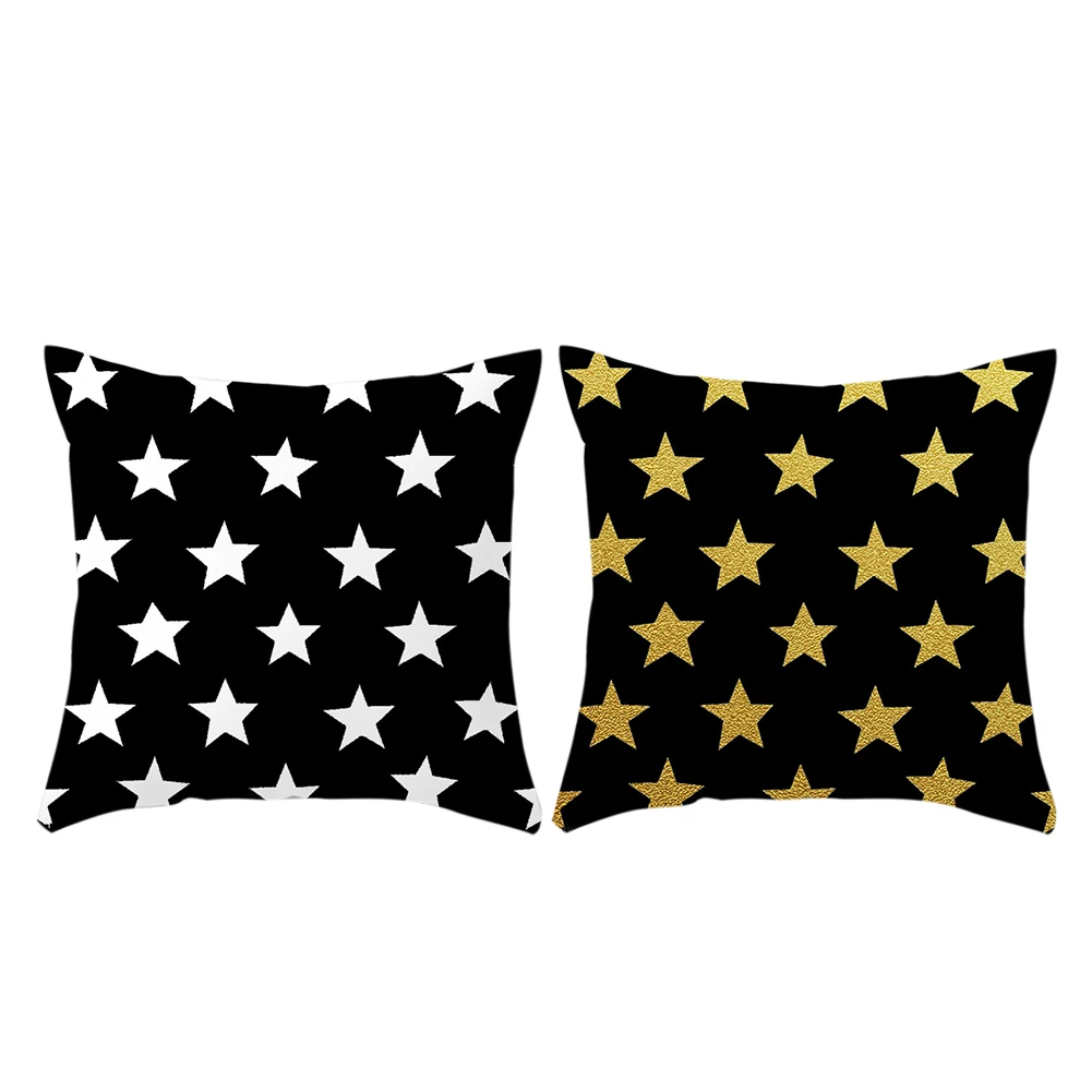 45x45 см мягкая льняная наволочка со звездами для дивана кровати автомобиля Декор