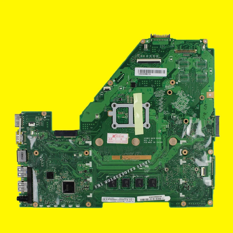 USB مجلس + X550CA اللوحة I3-3217 CPU ل ASUS X550C X550CC X550CL اللوحة المحمول X550CA اللوحة X550CA اللوحة
