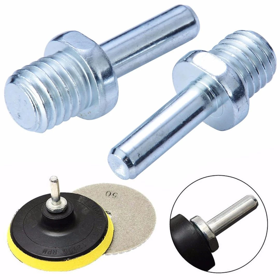 2X M14 Schrauben Spindel Adapter Back Pad Drahtbürste Für Polieren Schaum X