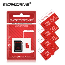 Microdrive высокая скорость флэш-карта памяти 8 ГБ 16 ГБ 32 ГБ Микро карта 64 Гб 128 Гб класс 10 SDHC/SDXC tarjeta Micro sd Cartao de memoria