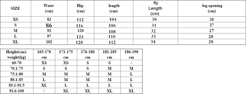 men size