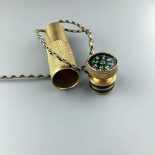 Большой Водонепроницаемый Компас для походов на природе, латунная герметичная коробка для выживания на открытом воздухе