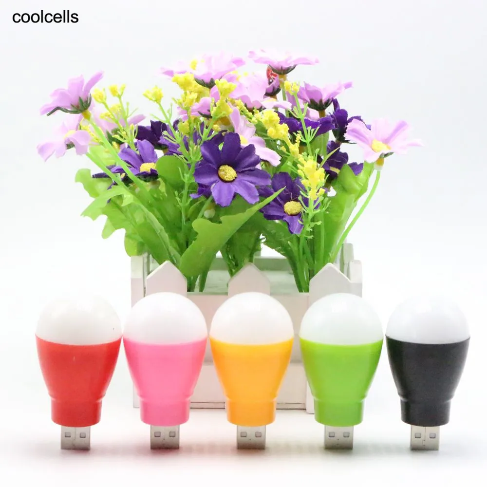 

New Portable Mini USB LED Ball Light Camp Lamp Bulb For Laptop PC Desk Reading Fine
